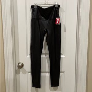 Spanx Faux leather leggings XL
